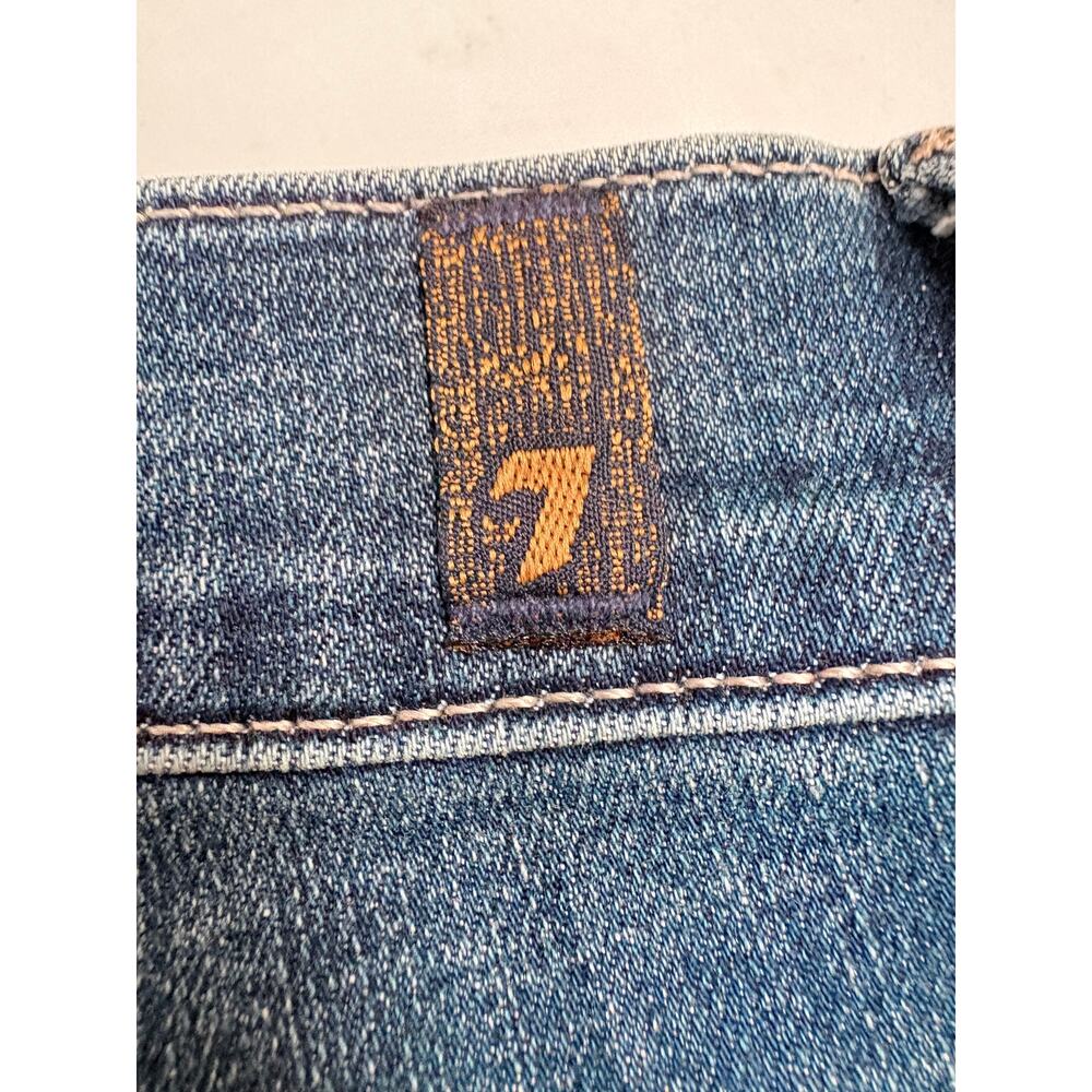 7 for All Mankind Austyn straight leg men's blue jeans - Picture 5 of 5
